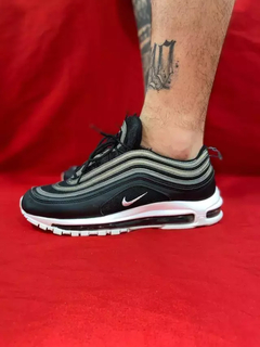 Nike Air Max 97 Importado Preto Branco Refletivo - Sharp Grifes