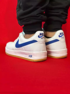 Nike air force 1 branco azul nacional s na internet