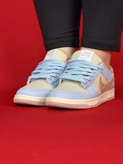 Nike dunk Bege Logo Nude Azul nacional s - comprar online