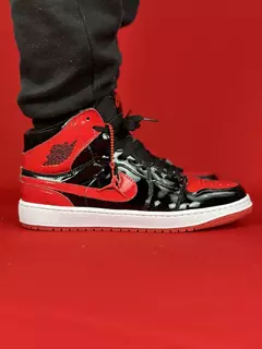 Nike Air Jordan 1 Preto Vermelho Nacional Premium