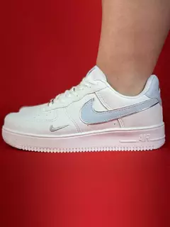 Nike air force 1 branco azul nacional s