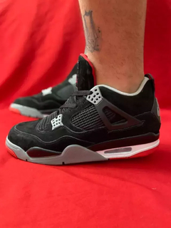 Nike Air Jordan 4 Preto Vermelho