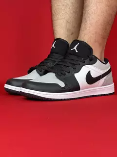 Air Jordan 1 Low Cinza Logo Preto Branco Nacional S - comprar online