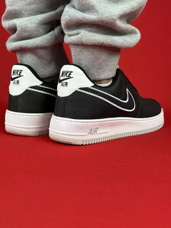 Nike air force 1 preto branco sola cinza nacional s na internet