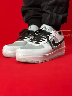 Nike air force 1 branco cinza preto nacional s - comprar online