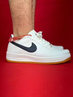 Nike air force 1 branco azul escuro nacional s