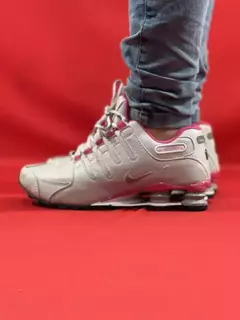 Nike Shox Nz 4 Molas Branco e rosa