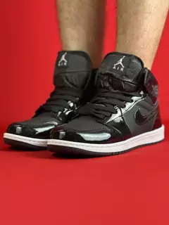 Air Jordan 1 High Todo Preto Vinil Sola Preta Nacional S - comprar online