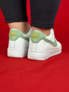 Nike air force 1 branco verde na internet