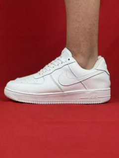 Nike air force 1 branco couro normal