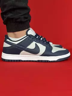 Nike dunk cinza azul marinho nacional s