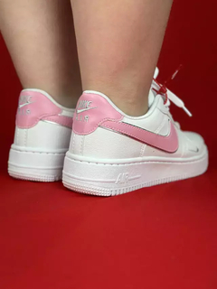 Nike air force 1 branco rosa prata nacional s na internet