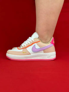 Nike air force 1 rose roxo