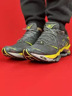 Mizuno prophecy 1 cinza amarelo nacional premium - comprar online