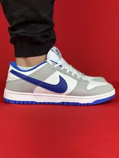 Nike dunk cinza azul sola azul nacional s