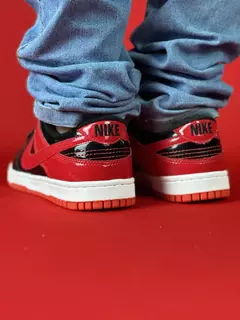 Nike dunk preto vermelho vinil nacional s na internet