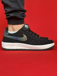 Nike air force 1 preto sola branca camaleao nacional s