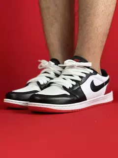 Air Jordan 1 Low Branco Preto Vermelho Nacional S - comprar online