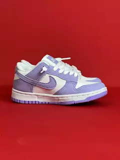 Dunk Low Infantil Lilas com Branco