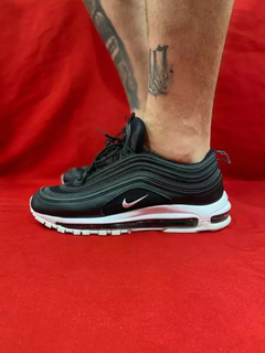 Nike Air Max 97 Importado Preto Branco Refletivo