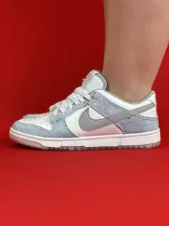 Nike dunk jeans azul claro com cinza nacional s