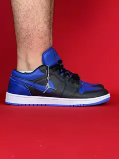 Air Jordan 1 Low Azul Com Preto Nacional S