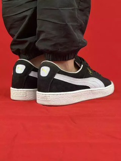 Puma suede preto branco na internet