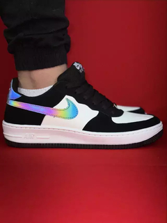 Nike air force 1 preto branco camaleao nacional s na internet