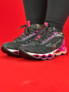 Mizuno wave prophecy 11 preto rosa - comprar online