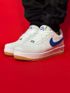 Nike air force 1 branco azul nacional s - comprar online