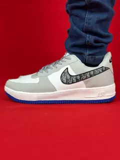 Nike air force 1 dior couro liso com ferrinho