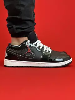 Air Jordan 1 Low Preto Carbon Fiber Nacional S