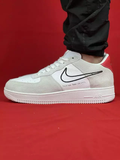 Nike Cinza Air Force 1 Couro First Use