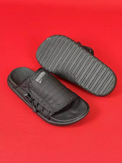 Chinelo asuna 2.0 nike todo preto nacional premium