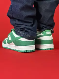 Nike dunk verde com branco nacional s na internet