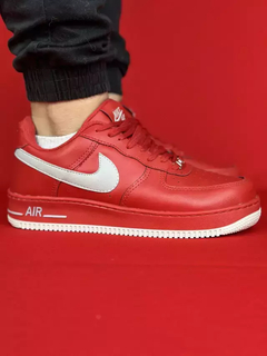 Nike air force 1 vermelho branco nacional s