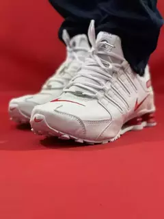 Nike Shox Nz 4 Molas Branco e vermelho - comprar online