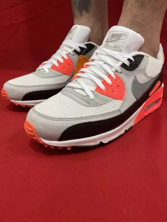 Nike Airmax 90 Branco e laranja - comprar online