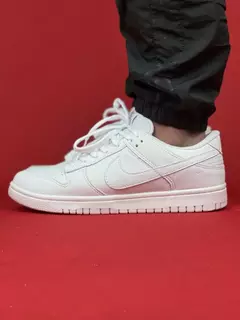 Nike Dunk Low Todo Branco Couro