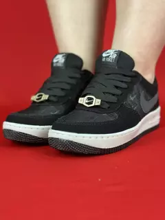 Nike air force 1 preto branco camurca camaleao nacional s na internet