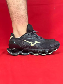 Mizuno prophecy 12-S preto dourado nacional premium