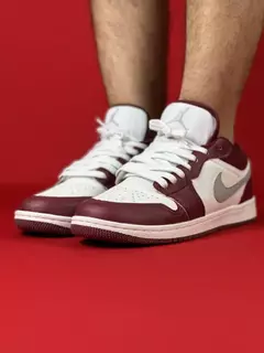 Air Jordan 1 Low Vinho branco Cinza Nacional S - comprar online