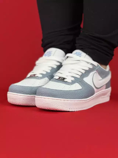 Nike air force 1 cinza azulado nacional s - comprar online