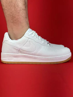 Nike air force 1 branco marrom nacional s