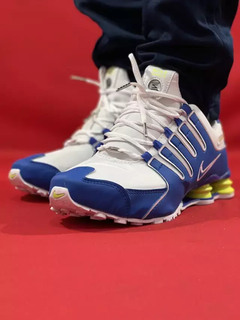 Nike Shox Nz 4 Molas Branco e azul claro - comprar online