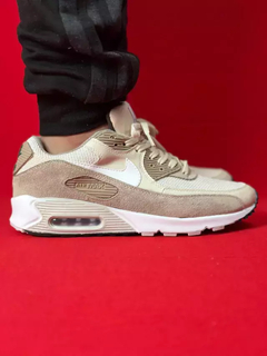 Nike airmax 90 bege marrom nacional premium