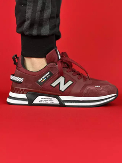 New balance 1974 vinho sola branca nacional premium