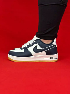 Nike air force 1 azul com branco