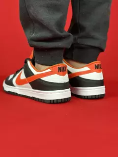 Nike dunk branco preto laranja nacional s na internet