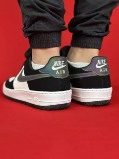 Nike air force 1 preto branco camaleao nacional s - Sharp Grifes